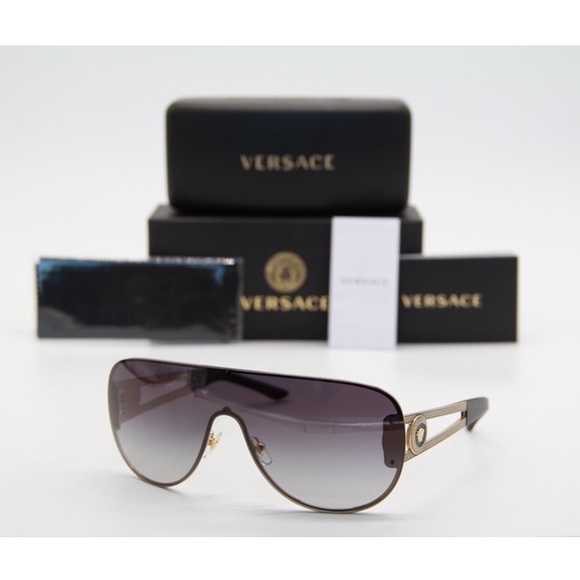 NEW VERSACE SHIELD UNISEX SUNGLASSES - Picture 9 of 12
